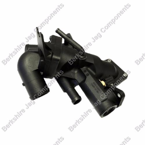S Type 4.2 V8 Thermostat & Water Outlet Pipe AJ811793