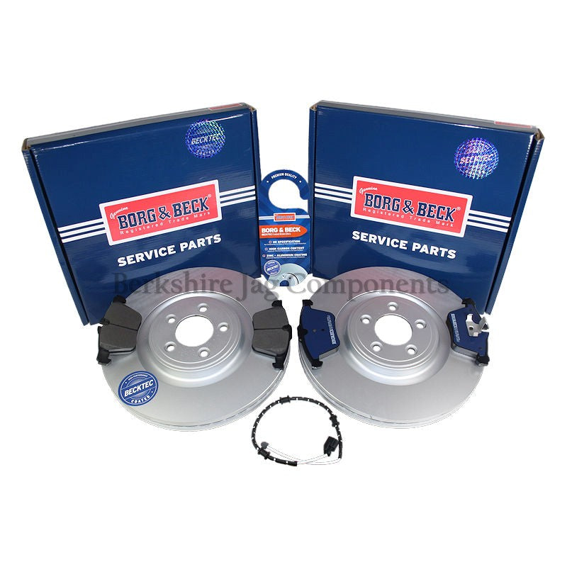 XF Front Disc, Pad & Sensor Set C2C25337 / C2Z14096 / C2P17004