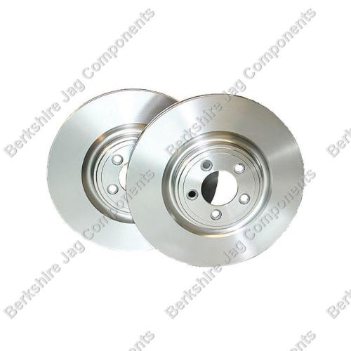 XK X150 Front Brake Discs Vented 355mm C2C25337