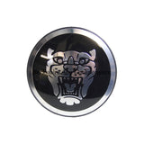 Alloy Wheel Badge Black and Silver C2C30081