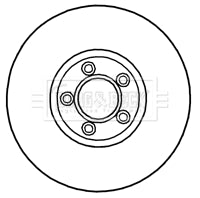 S Type Vented Front Brake Disc's 320mm C2C8354BB